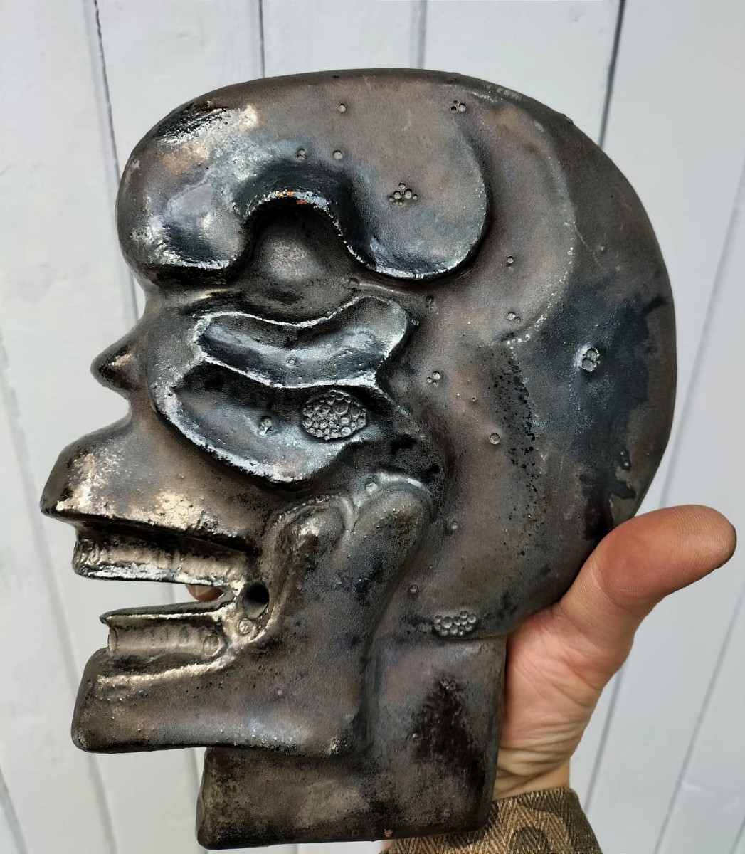 Giger Surrealist Applique Mask