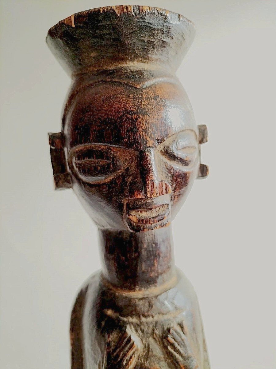 Large Yaka Statue 55 Cm 1900 -photo-2
