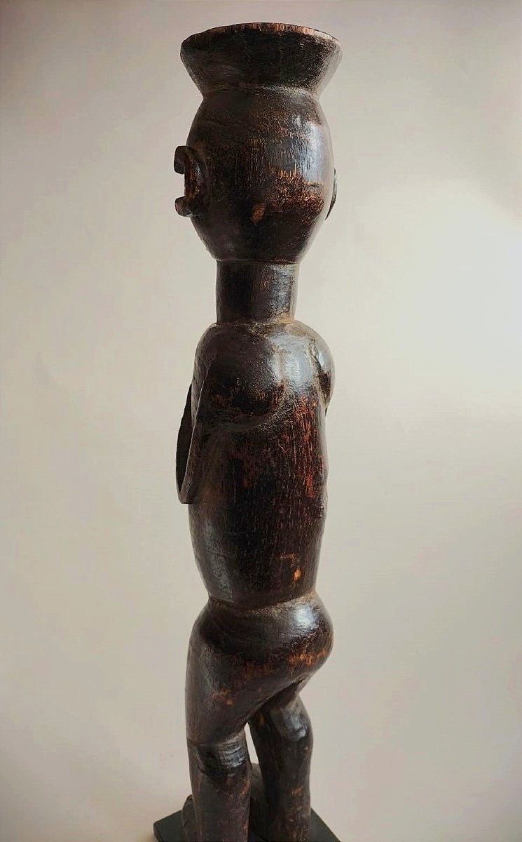 Large Yaka Statue 55 Cm 1900 -photo-2