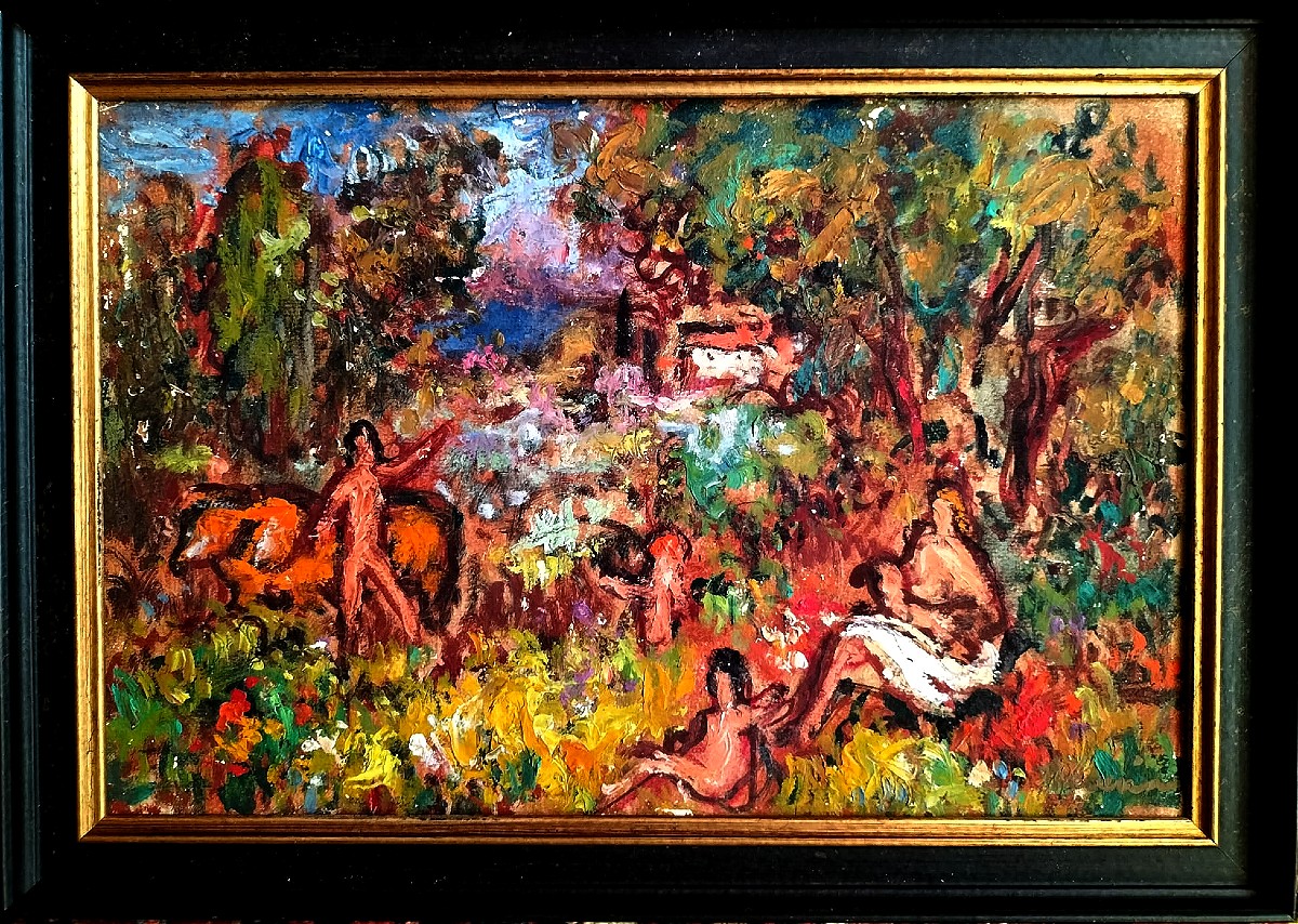 scène de bacchanales école Fauve 1