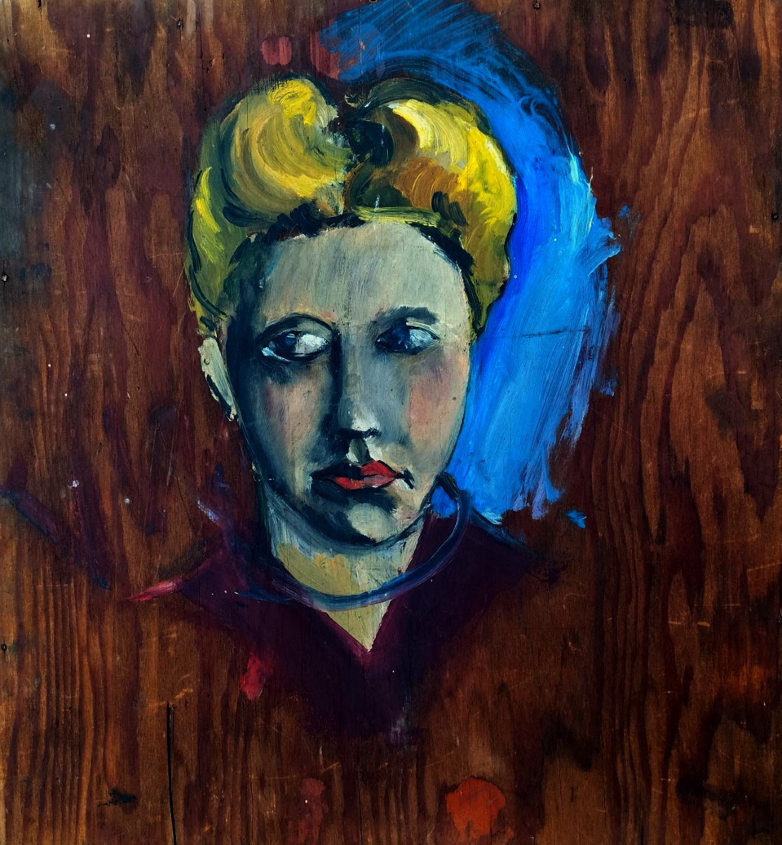Expressionist Portrait Of A Young Soldier -photo-3