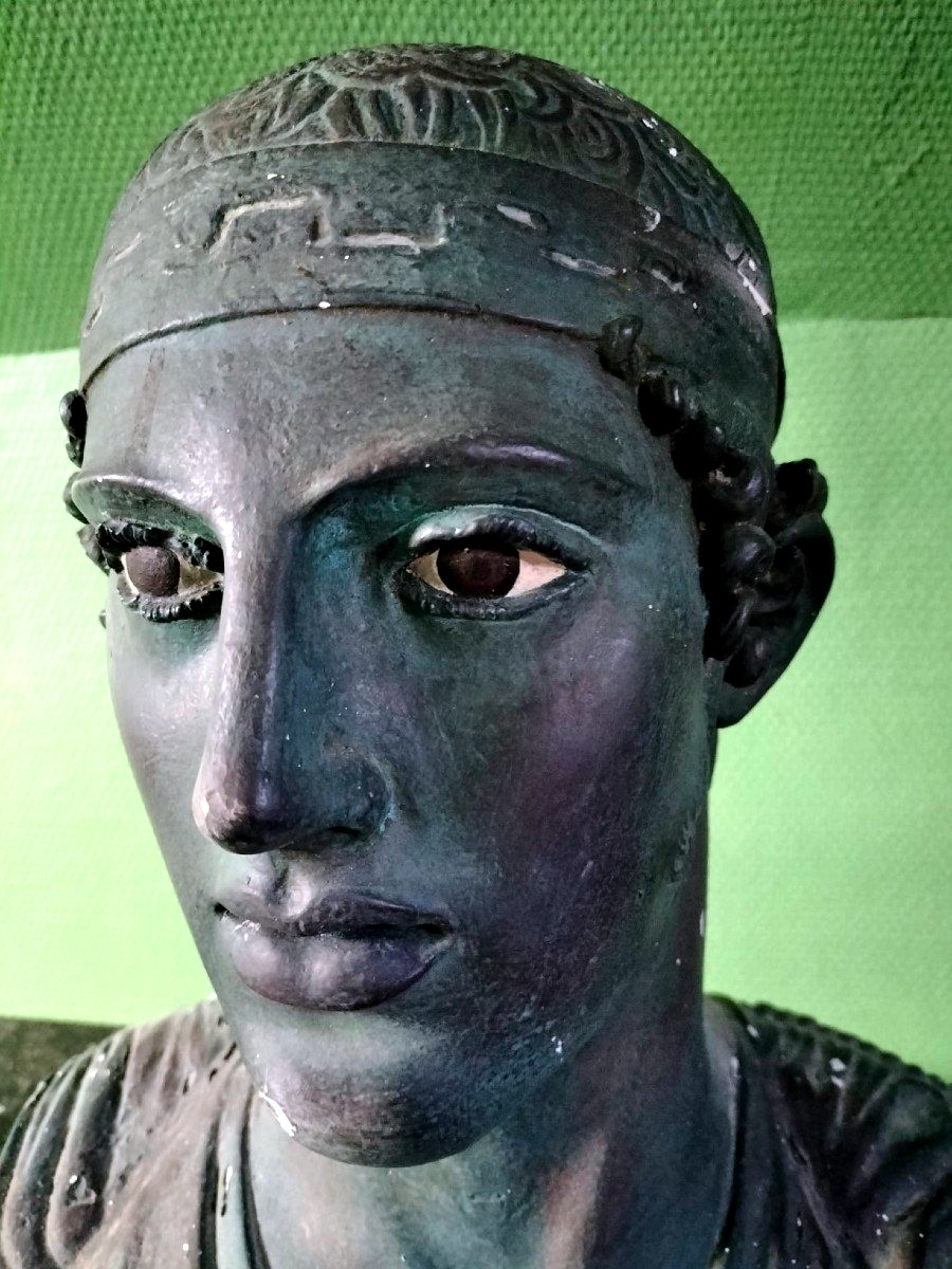 Large Bust Of A Charioteer Of Delphi-photo-2
