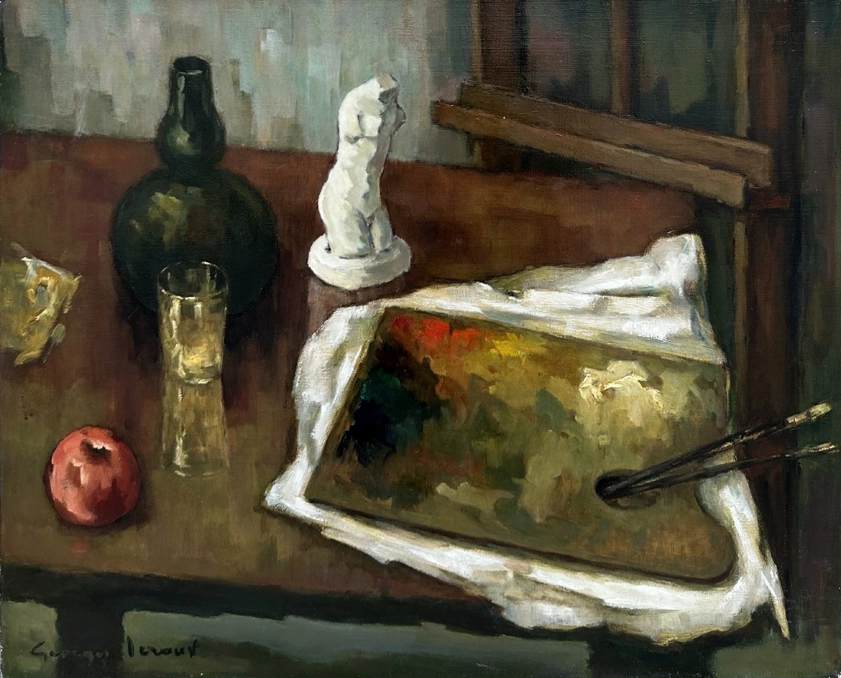 Nature Morte  la palette de l&#039;artiste 1930