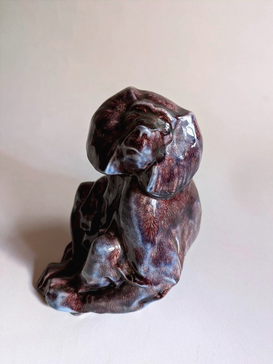 Art Deco Baboon By Georges Lucien Guyot (1885-1973)-photo-2