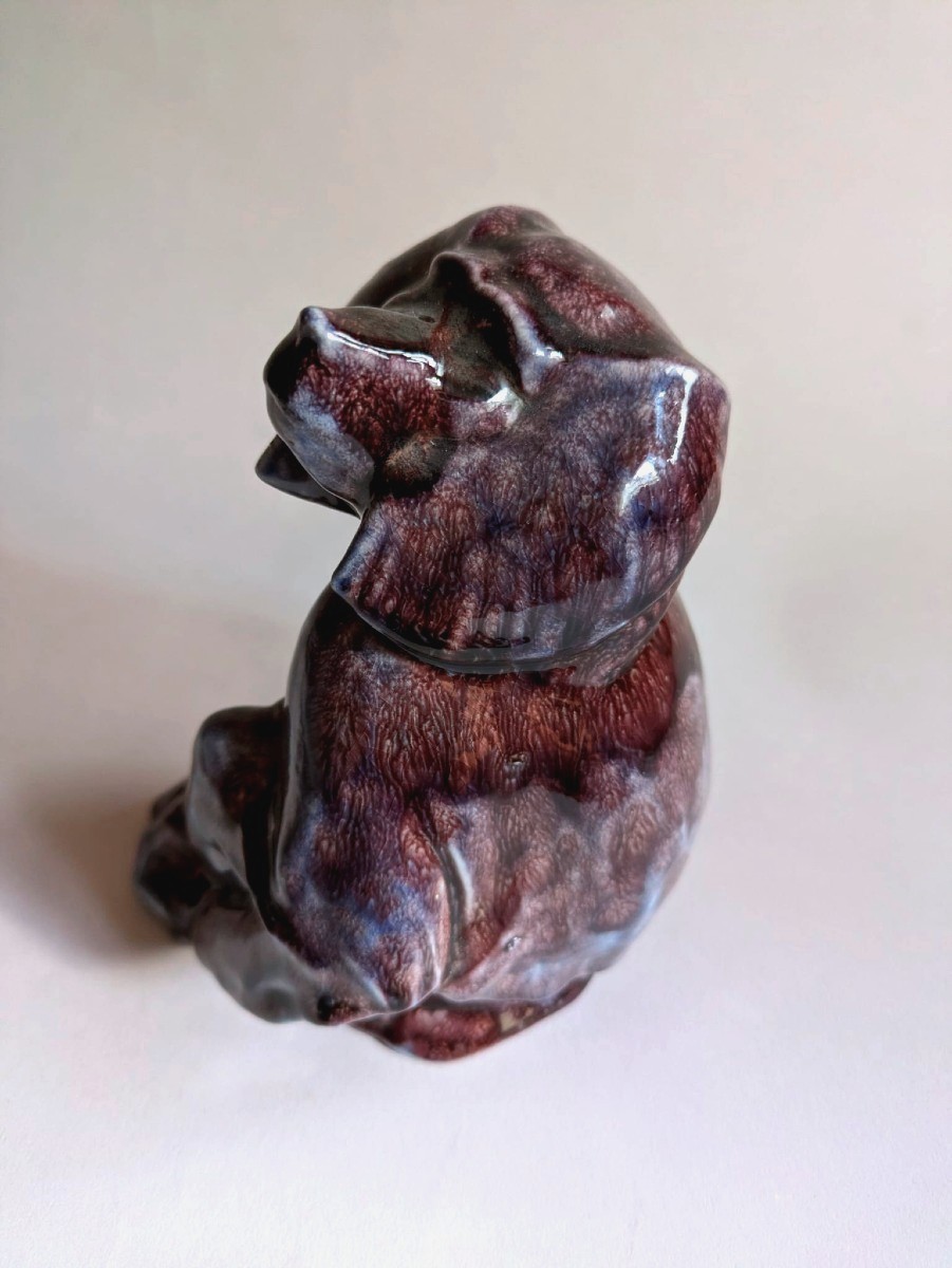Art Deco Baboon By Georges Lucien Guyot (1885-1973)-photo-3