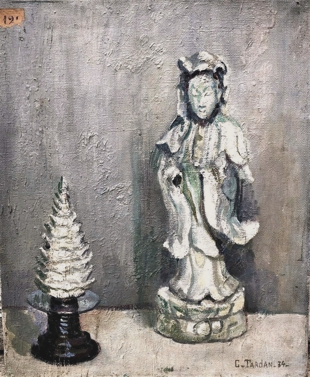 Still Life Guanyin And Shell 1934