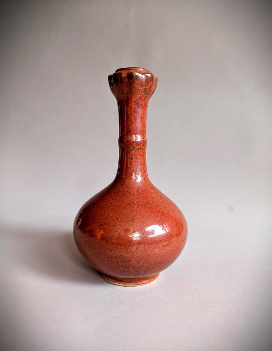 Chine Vase bouteille Porcelaine Qing (1644 - 1912)