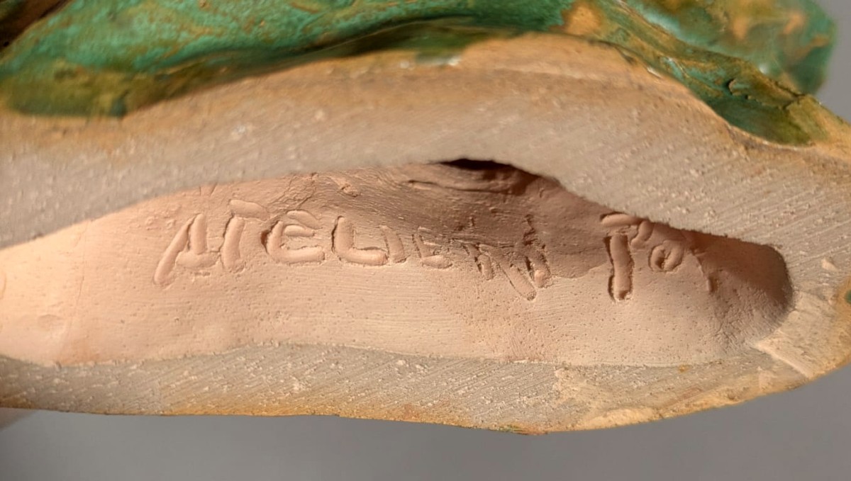 Poisson céramique art déco-photo-3