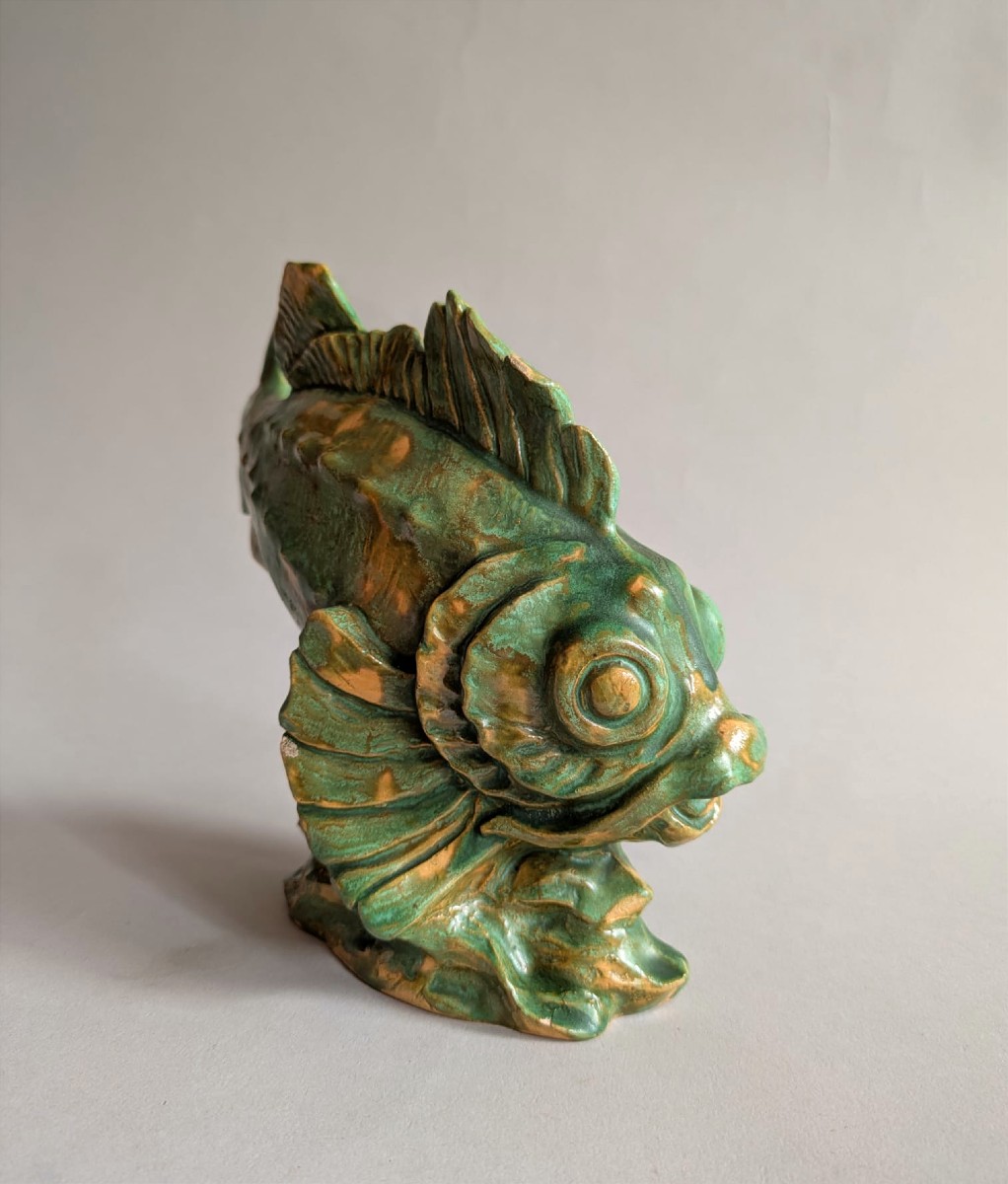 Poisson céramique art déco-photo-4