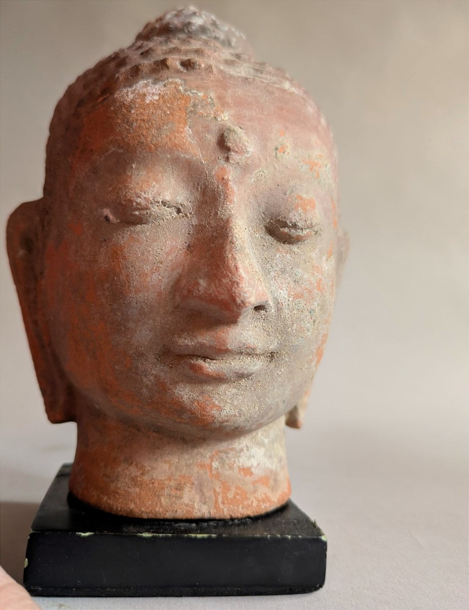 Grosse t&ecirc;te de Bouddha Tha&iuml;lande -photo-2