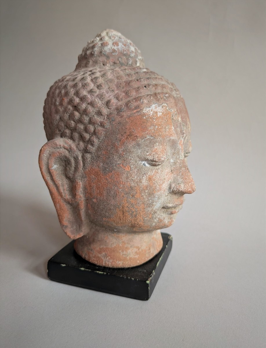 Grosse t&ecirc;te de Bouddha Tha&iuml;lande -photo-3