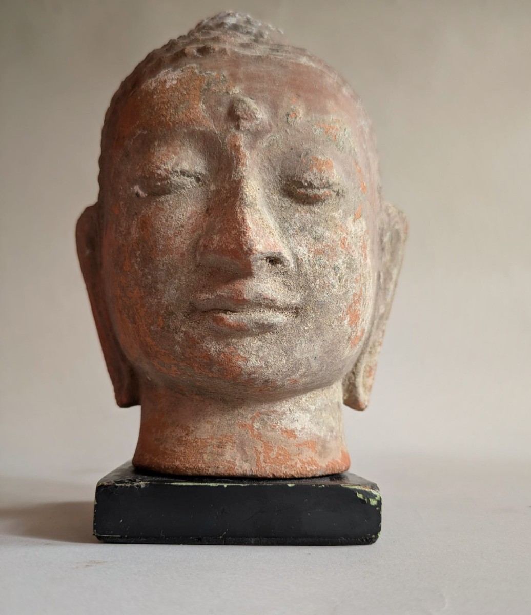 Grosse t&ecirc;te de Bouddha Tha&iuml;lande 