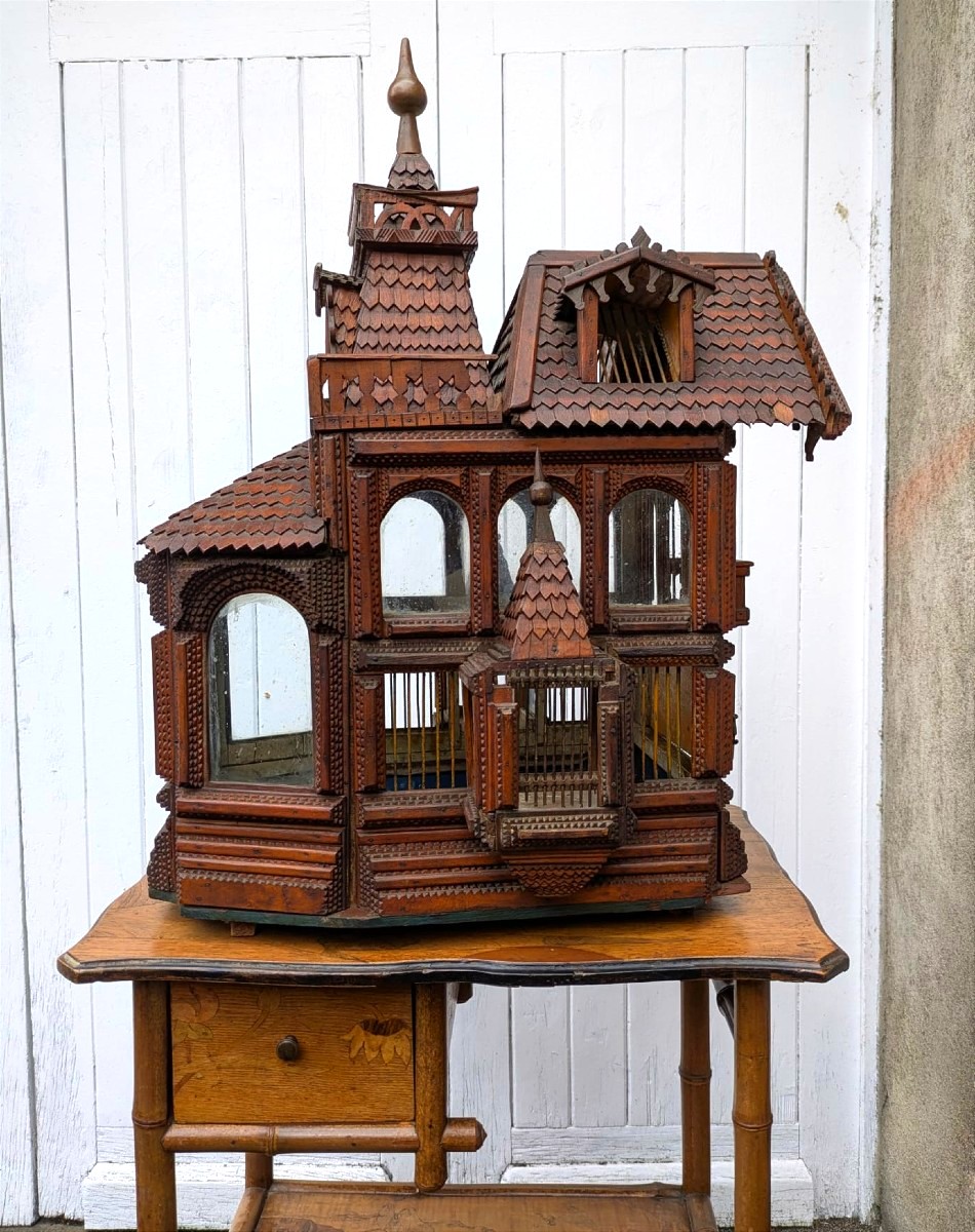 Grande cage à oiseaux 1900