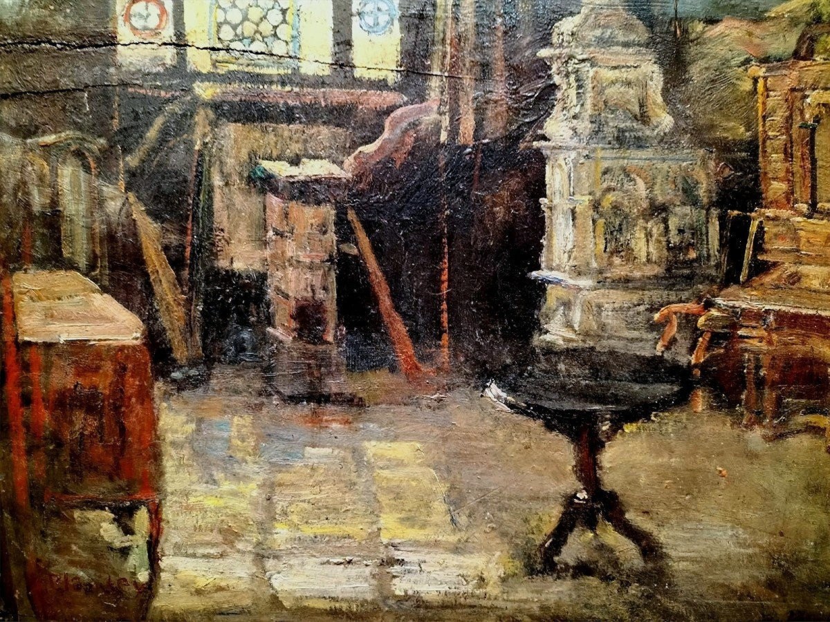 The Gilles Plantey (1881-1974) Music Room Interior-photo-2