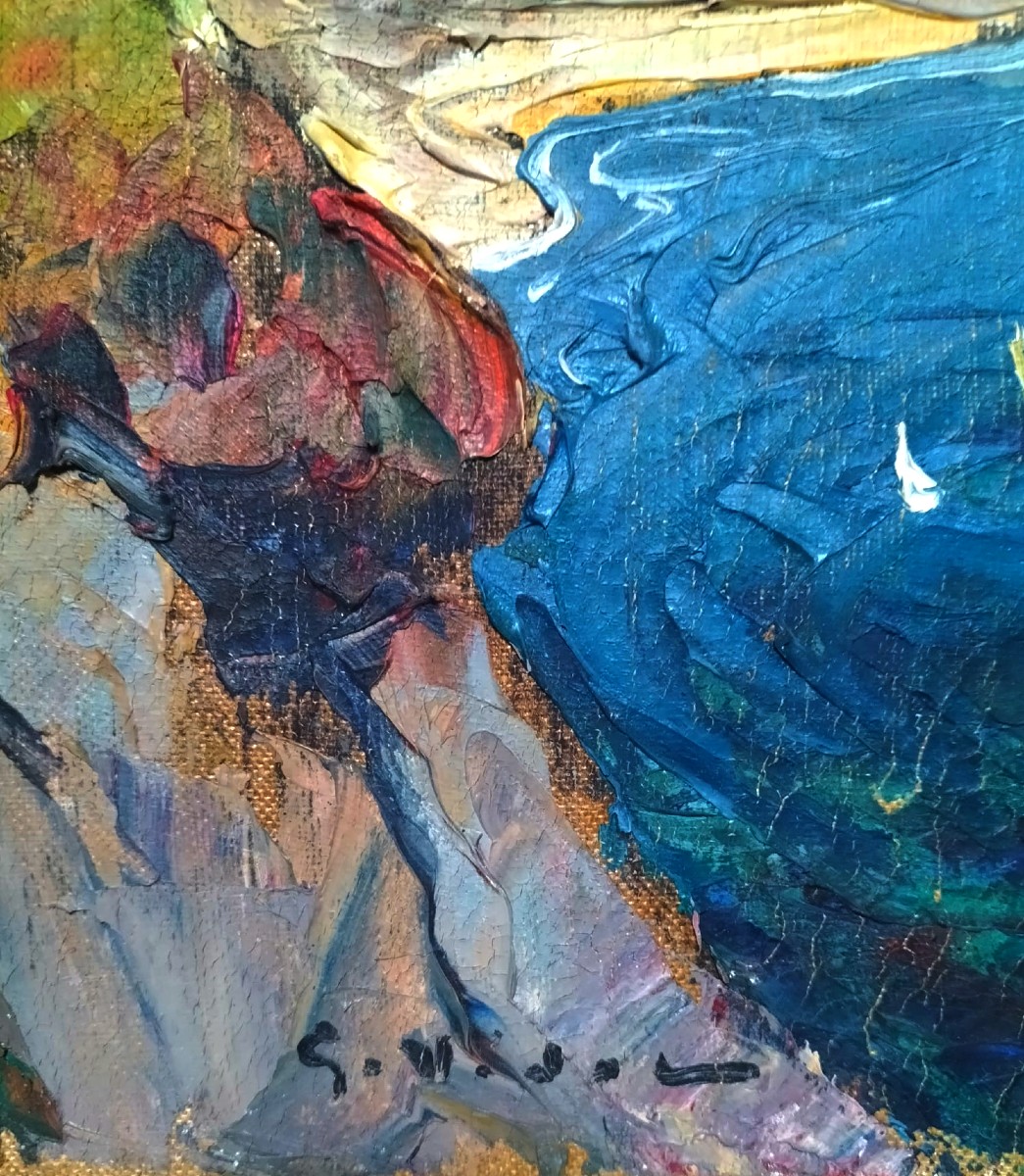 Paysage Corse Gustave Vidal (1895-1966)-photo-2