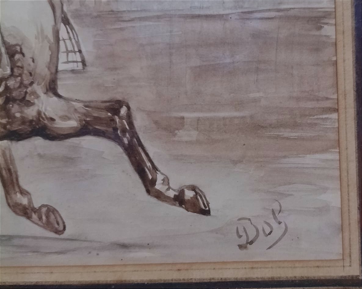 The Stable Boy With His Horses, 1870  -photo-3