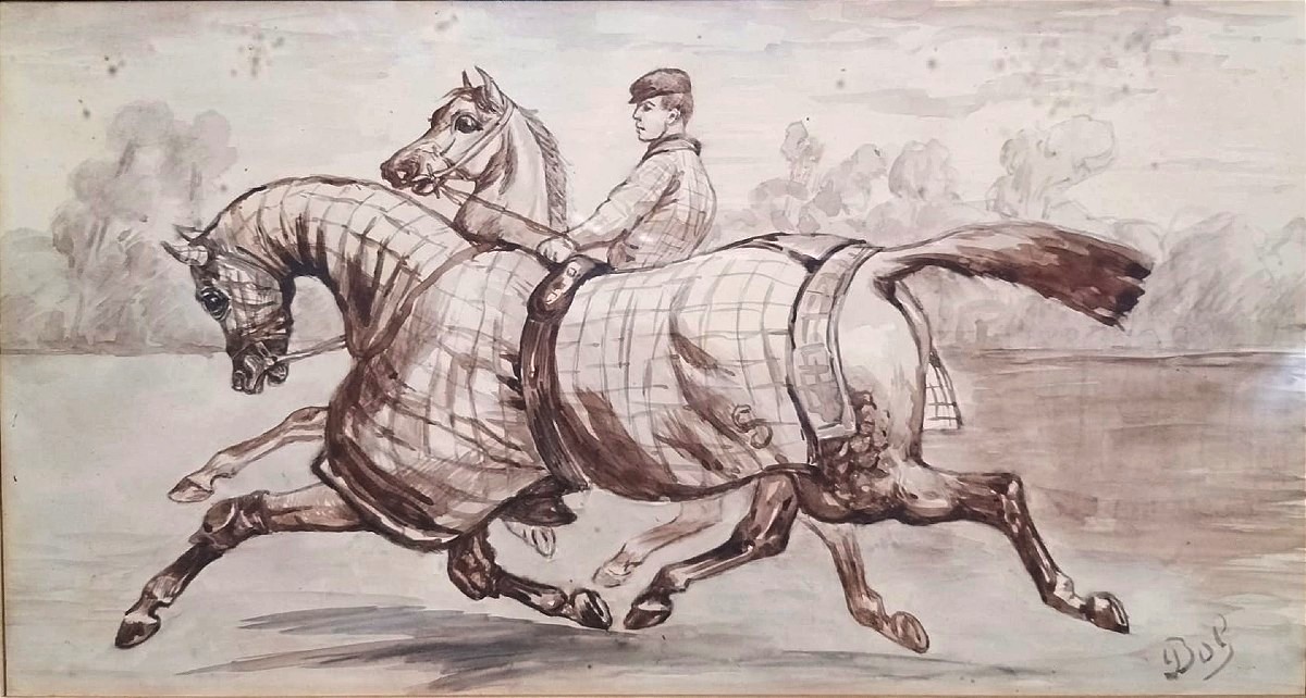 The Stable Boy With His Horses, 1870  -photo-2