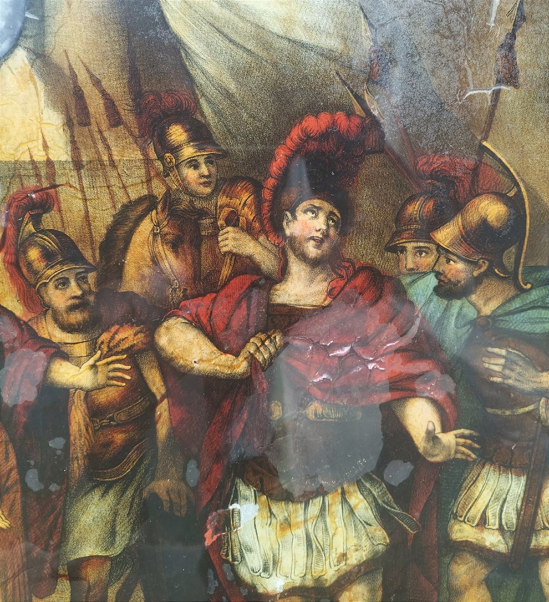 Empire Trumeau, Circa 1800, Fixed Under Glass-photo-3