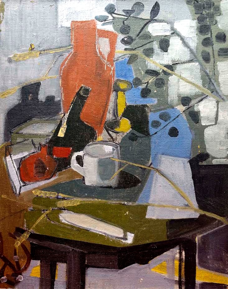 Nature Morte Post Cubiste 