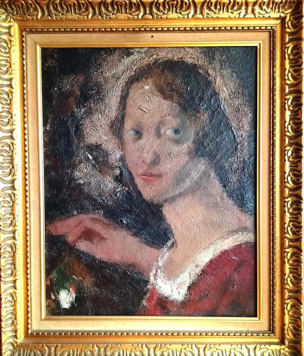 Expressionist Portrait Of A Woman, 1930