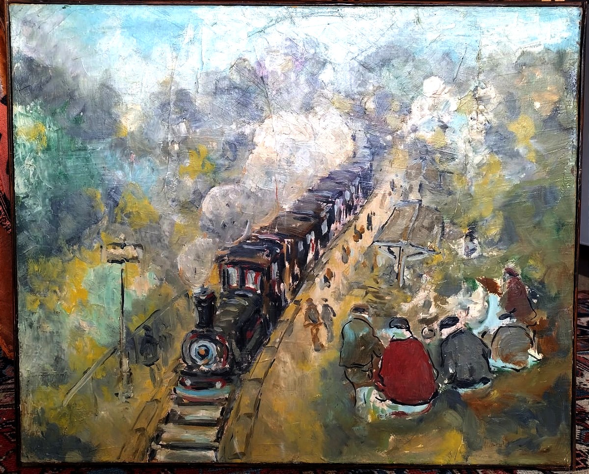 Le train Ecole Française 1950