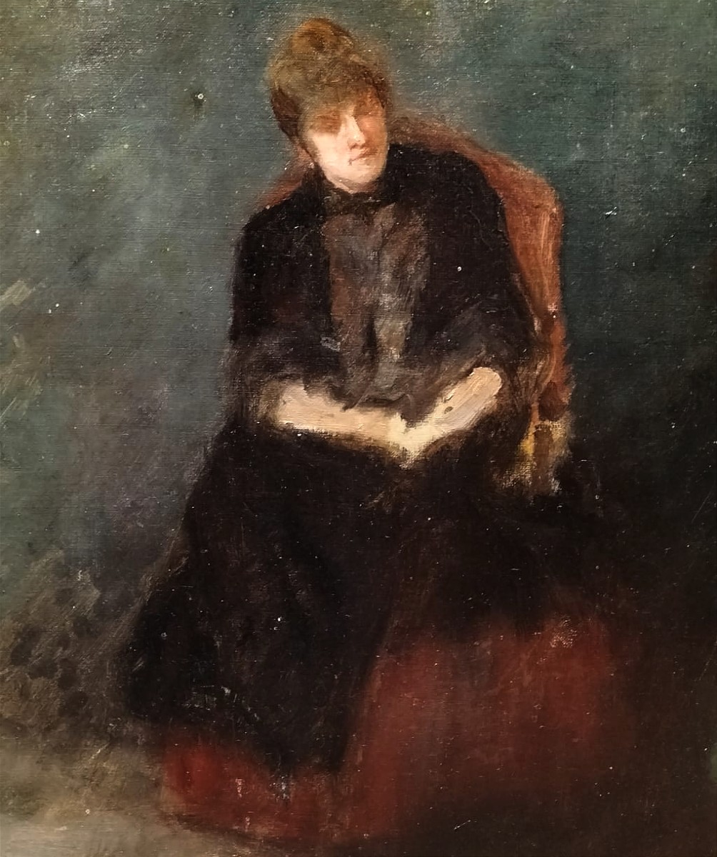 Portrait Of An Impressionist Woman-photo-2
