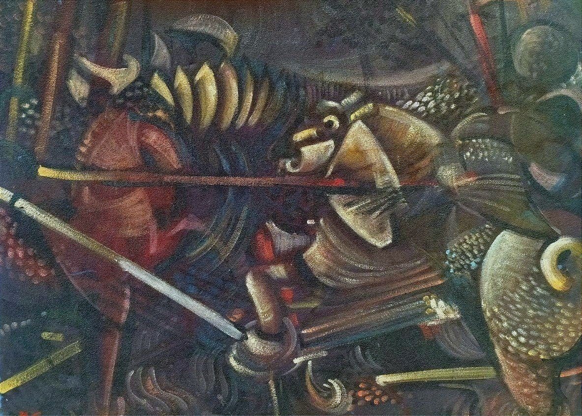 Surrealist Knights, After Ucello 