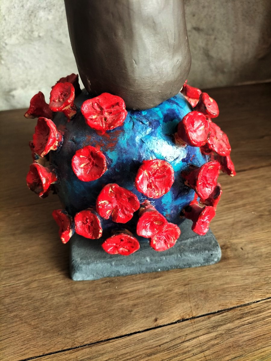 Art singulier Sculpture Le cri Munch -photo-4