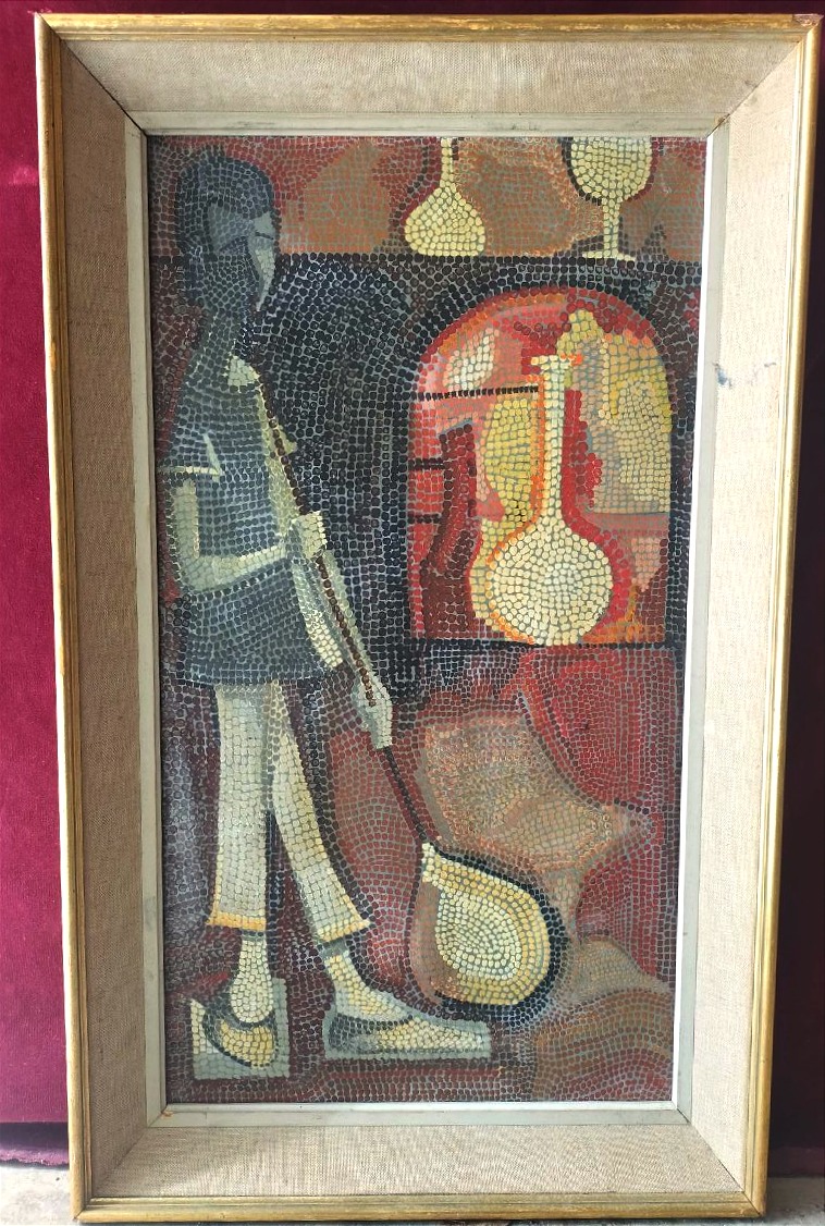 Ecole moderniste le souffleur de verre 1950