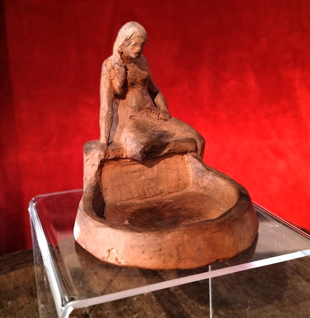 Sujet Terre Cuite art nouveau 1880-photo-2