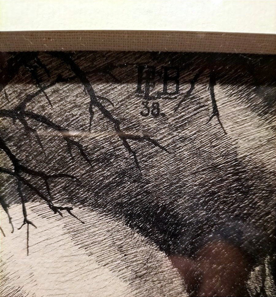 Dessin Expressionniste La Walkyrie 1938 -photo-3