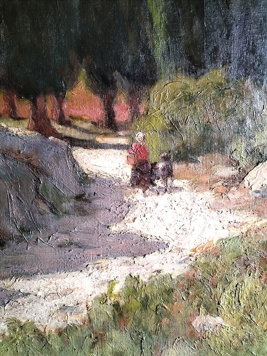 Grand Paysage  Montpellier Gaston Prost 1930-photo-2