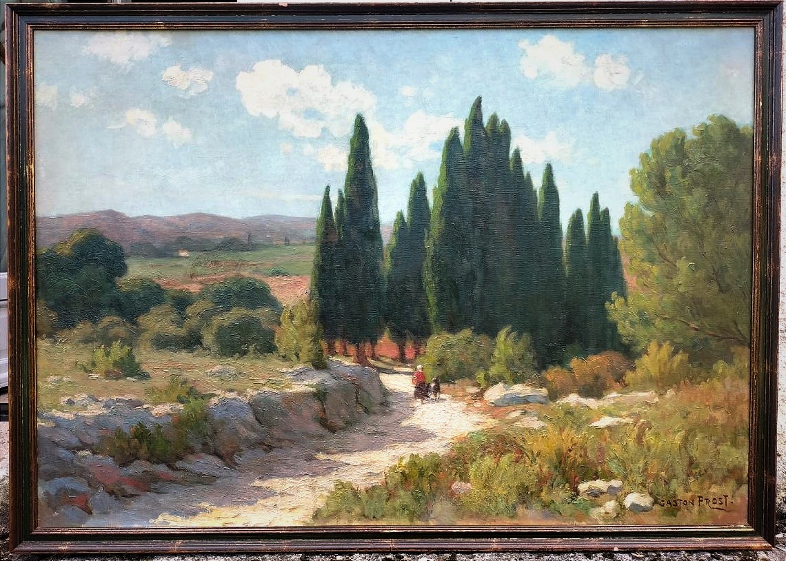 Grand Paysage  Montpellier Gaston Prost 1930