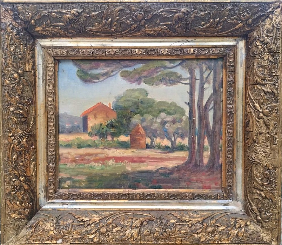 Paysage post impressionniste 1920