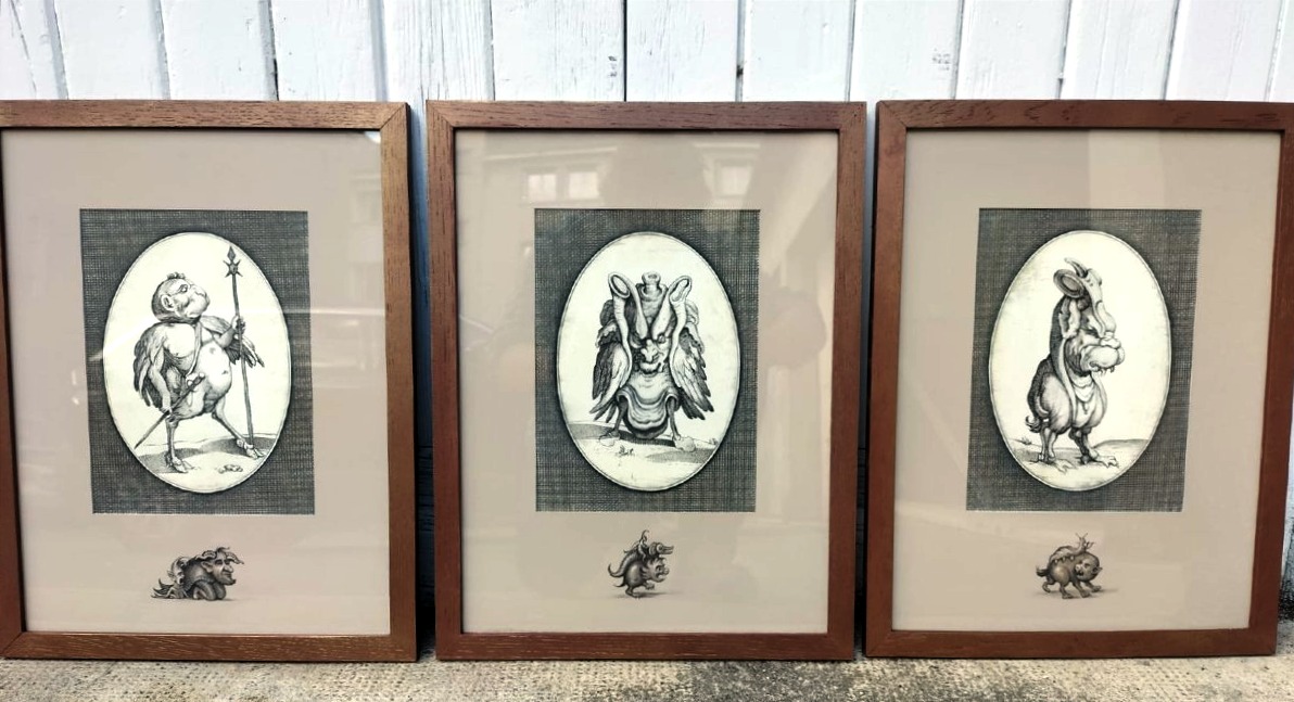 Trilogie Grotesques d'après Jacques Callot 