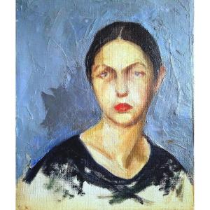 Portrait Of A Young Woman, Art Deco, 1920