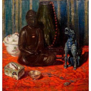 Nature Morte Chinoisante au Bouddha 1927