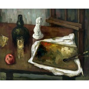 Nature Morte  la palette de l&#039;artiste