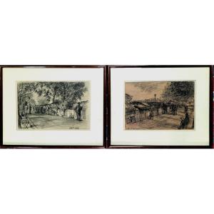 Quais De Paris bouquinistes 1922