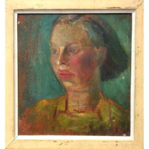 Expressionist Portrait Of A Woman, 1930