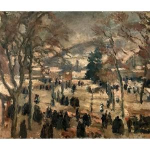 Le bois &eacute;cole impressionniste 1880