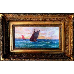Marine Impressionniste 1880