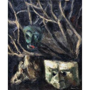Les Masques Ecole expressionniste 1930