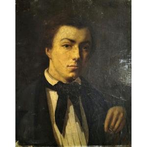 Portrait de jeune dandy à la cigarette 1870
