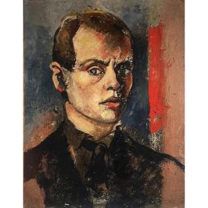 Expressionist Portrait Of A Man, 1920