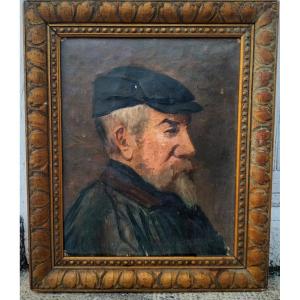 Portrait impressionniste Homme de profil 1880