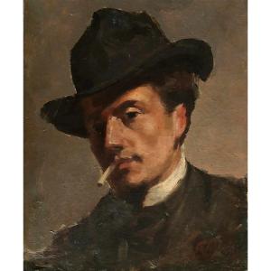 Portrait Of A Dandy Wearing A Hat