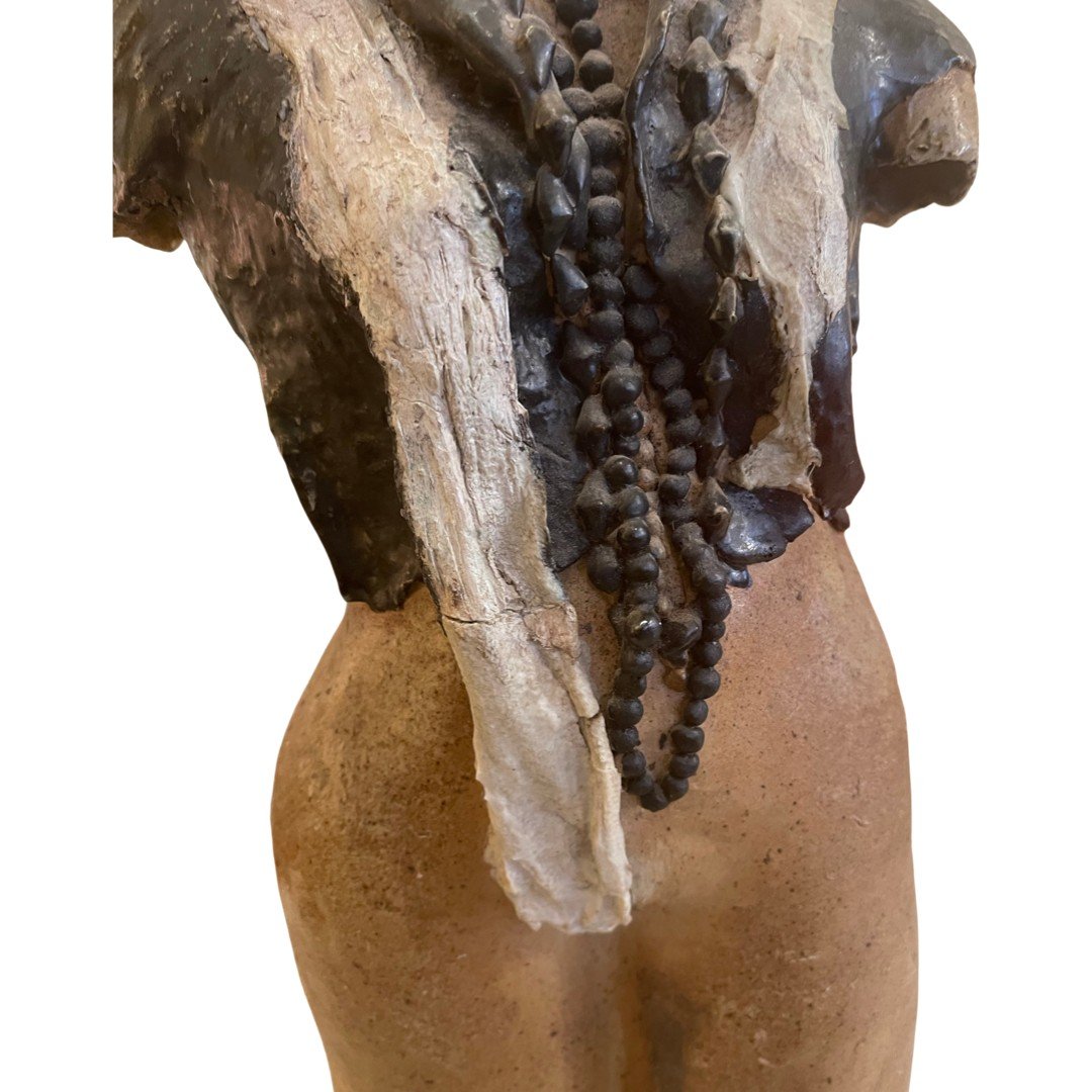 Vase Buste De Femme, années 80 -photo-2