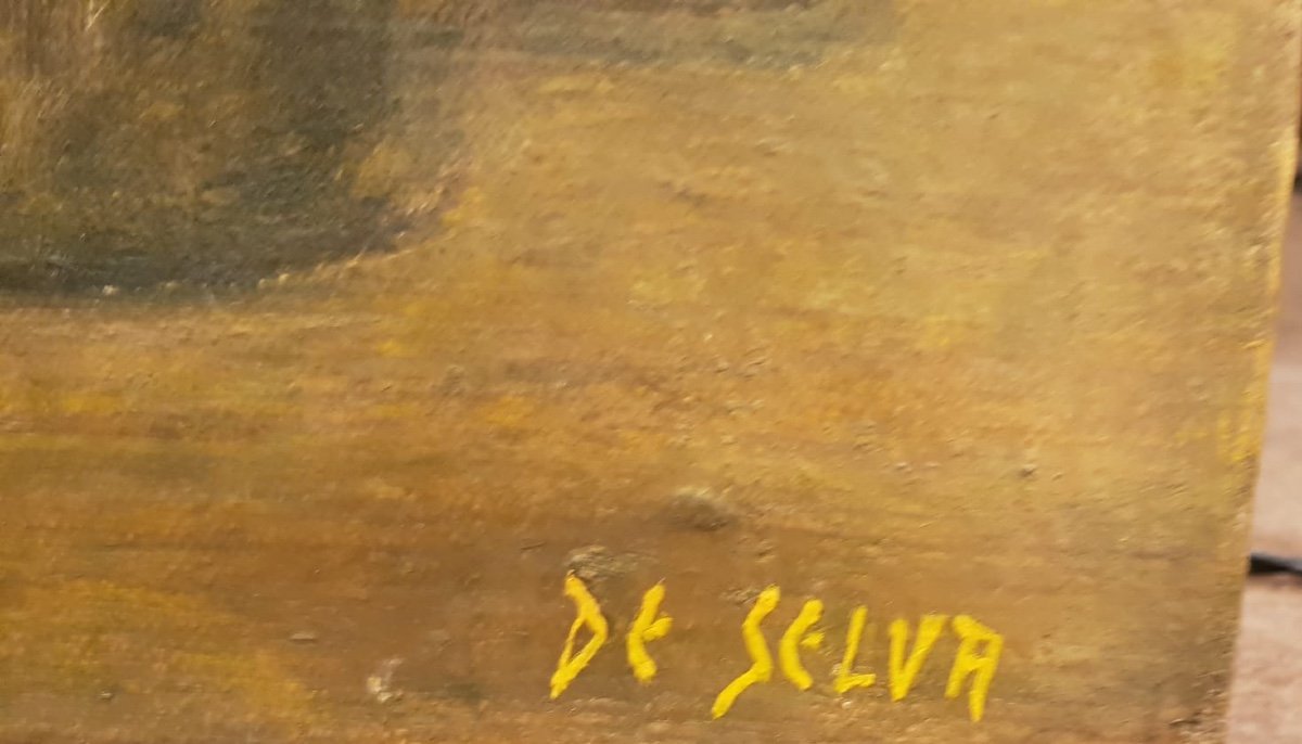De Selva, Nature Morte Aux Bouteilles, XXe-photo-3