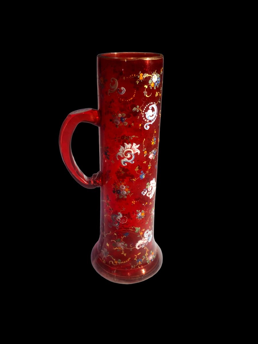 Bohemian Crystal Roll Vase-photo-1